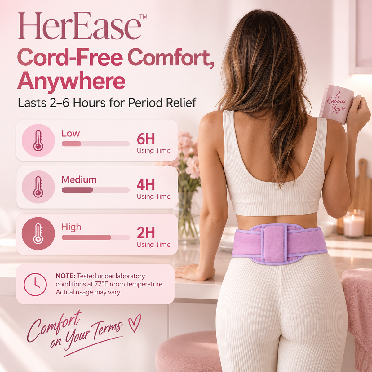 HerEase™ Dual-Sided Menstrual Heating Belt